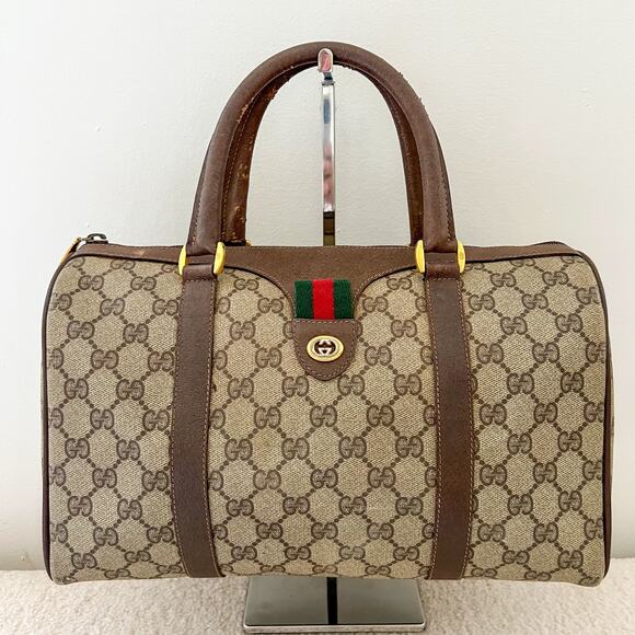 Authentic GUCCI Ophidia Sherry Line Boston Bag - Picture 1 of 11
